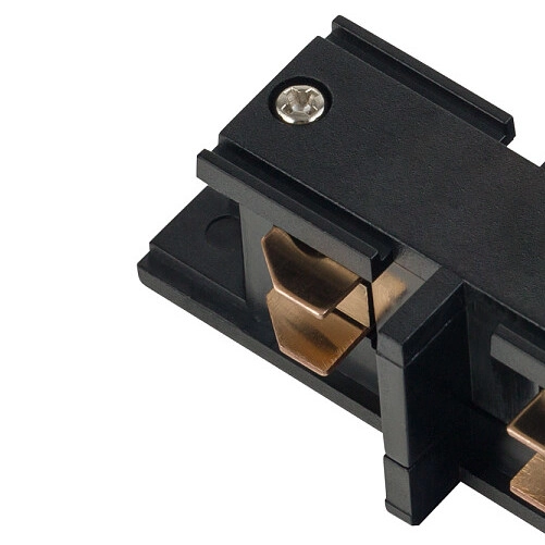 Liniowy ŁĄCZNIK wewnętrzny 8084 Nowodvorski do 3-fazowej szyny natynkowej 230V czarny