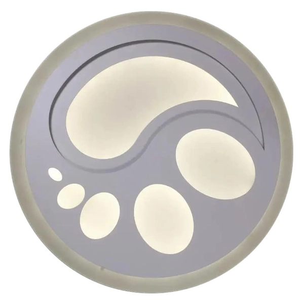 LAMPA sufitowa VEN P-666/6 okrągła OPRAWA plafon LED 74W dekoracyjny biały