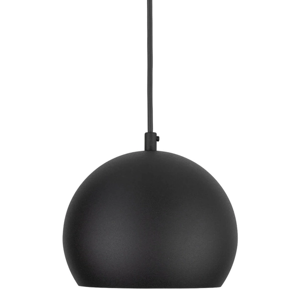 Lampa zwisająca do salonu Zoe 10167 kopuła minimalistyczna czarna