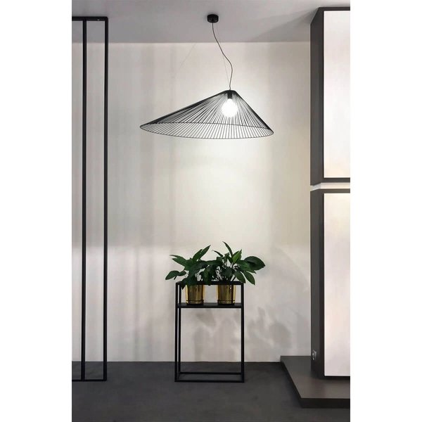 Loftowy kwietnik Kaja Home KS-05 KWIETNIK P Kaja podłużny metalowy czarny