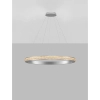 Pierścieniowa lampa wisząca MONTALO LE45404 LED 60W 3000K kryształy srebrne