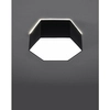 Czarna lampa sufitowa SL.1059 geometryczna do przedpokoju