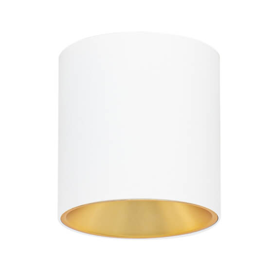 Sufitowa lampa tuba Altisma CLN-6677-75-WH-GD-3K Italux LED 10W 3000K biały złoty