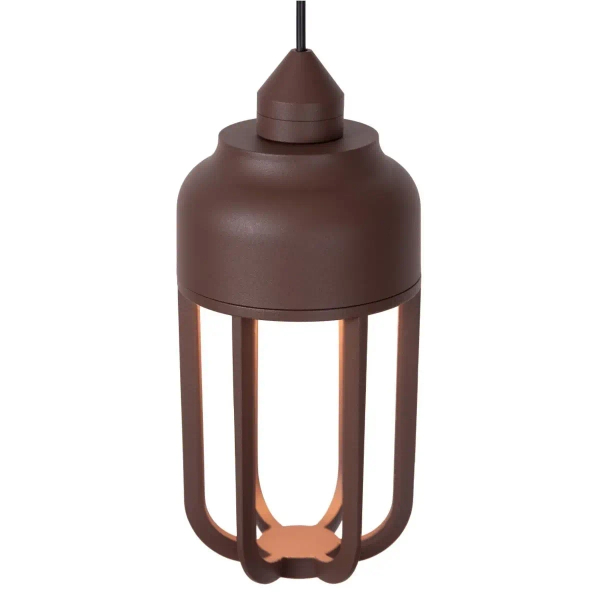 Zewnętrzna wisząca lampa Wells 33810/08/97 LED 8W 2700K IP54 brązowy