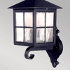 Kinkiet ścienny zewnętrzny Winchester BL17-BLACK Elstead domek lampion czarny