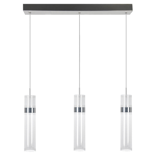 Lampa zwisowa Ambiente LP-1510/3L CH LED 18W 3000-6000K przezroczysta chrom