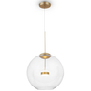 Wisząca lampa nad stół Cometa MOD056PL-L12G3K LED 3000K kula złota