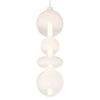 Szklana lampa wisząca DAPHNE ML0863 LED 36W 3000K biała złota