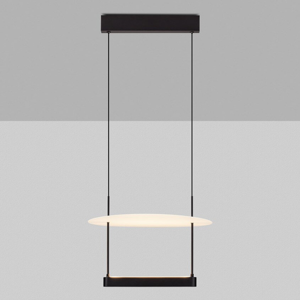 Lampa wisząca TIRAQUE LE44632 LED 29W 2700K na listwie czarna biała
