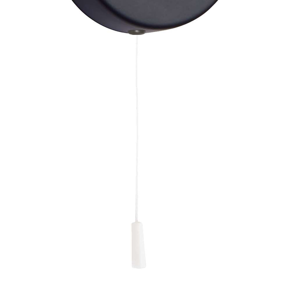 Kinkiet LAMPA ścienna FUTURO LP-17001/1WL BK Light prestige metalowa OPRAWA tuba na wysięgniku czarna