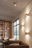 Downlight LAMPA sufitowa Quad SL.0493 Sollux drewniana OPRAWA w stylu skandynawskim kostka