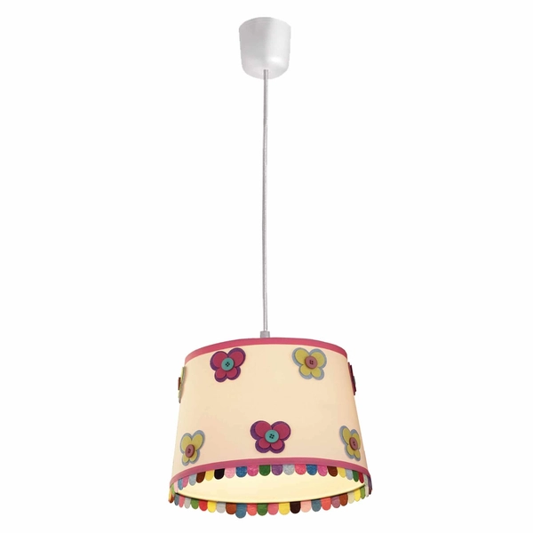 Lampa wisząca BUTTERFLY LP-PD024 róż. Light Prestige kwiatki multikolor