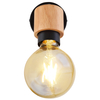 Regulowana LAMPA ścienna JORNA 54031-1 Globo metalowa OPRAWA kinkiet reflektorek czarny drewno