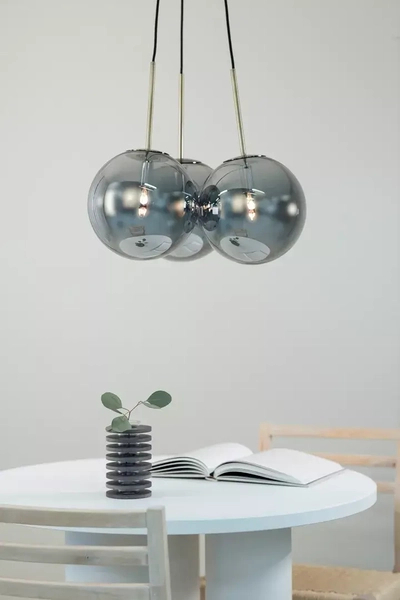 Lampa sypialniana Dione 108417 szklane kule wiszące czarne