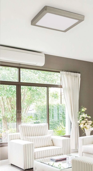 Plafon LAMPA sufitowa LOIS 2669 Rabalux ścienna OPRAWA kwadratowa LED 24W 3000K kinkiet satyna