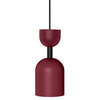 Lampa wisząca do jadalni Supuru SUA124P0 nad wyspę bordowa czarna OUTLET