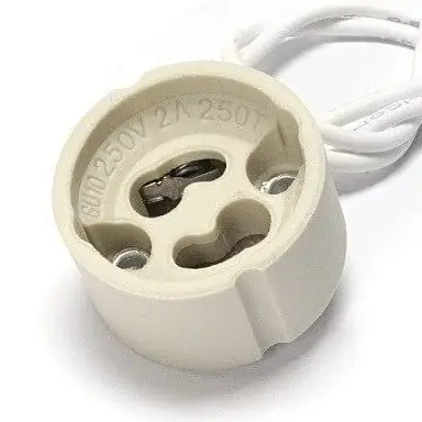 Przyłączeniowe gniazdo do żarówek z gwintem GU10 64 DomenoLED oprawka z przewodem