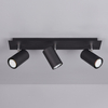 Regulowana lampa sufitowa VANTOS DL332802400 czarne tuby salonowe