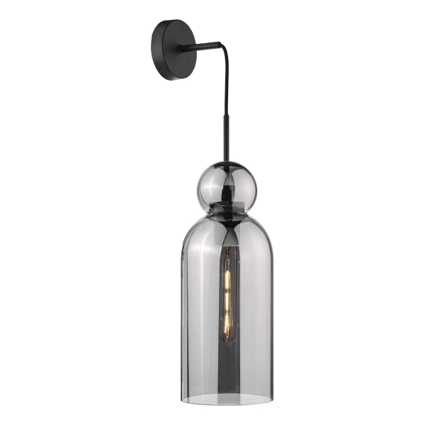 Loftowa wisząca lampa Tao TAO0110 do salonu czarny przydymiona