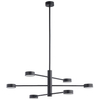 Sufitowa LAMPA regulowana ORBIT 7946 Nowodvorski industrialne molekuły sticks do jadalni czarne