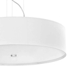 LAMPA wisząca 6772 Nowodvorski okrągła OPRAWA abażurowy zwis szklana biała