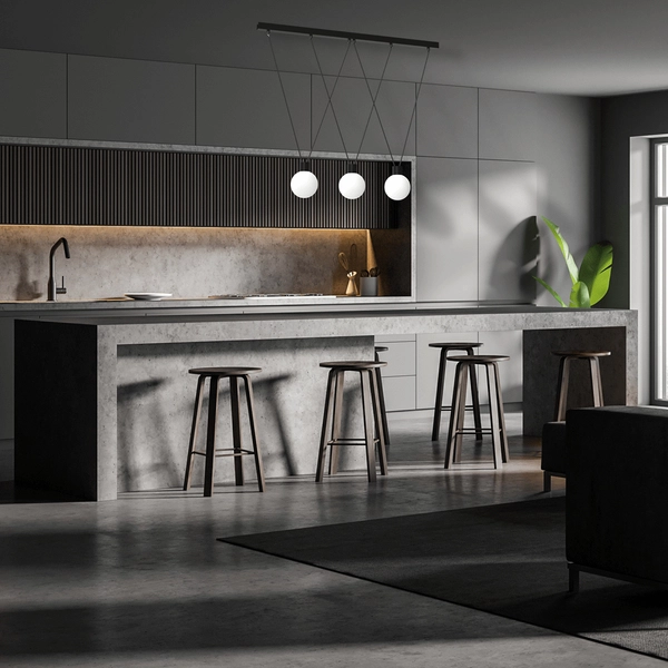 Lampa wisząca Capri MLP8818 szklana loftowa kule czarna