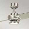 Lampa z wiatrakiem Xety nikiel KLF-XETY-56-BN 10W 4000K na pilot