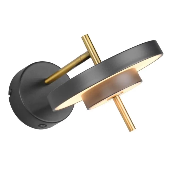 Naścienna ledowa lampa Keaton 240270180 LED 10W 2300-4000K czarny