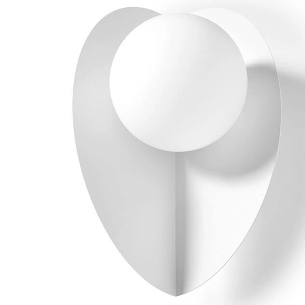 Kinkiet ścienny okrągły Sallo SAD11000 do jadalni kula ball biała