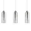 Jadalniana lampa wisząca 6754/3 8C nad stół chrom