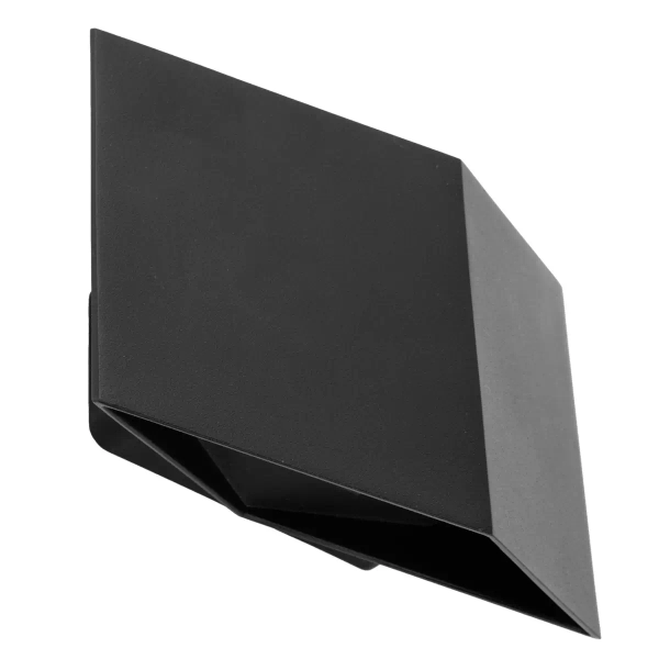 Elewacyjna naścienna lampa Cube 18182 LED 3000K kostka IP54 czarny