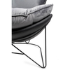 Salonowy fotel Otilia Stand Velvet MSE011000302.V23 z welurową poduszką