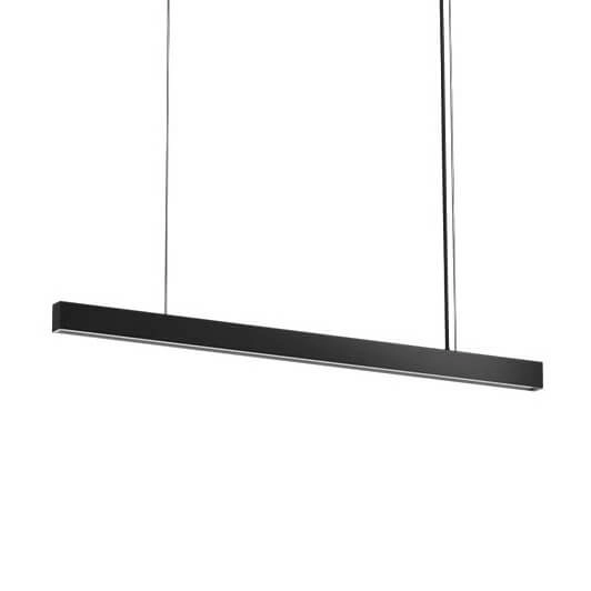 LAMPA wisząca ISASEKI 8662 Shilo metalowa OPRAWA listwa LED 16W 4000K zwis czarny