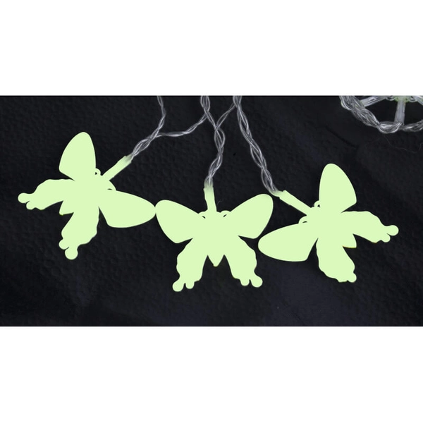 Solarna dekoracja motylki 4,6m 33706-10 Globo 10 LED RGB 0,06W multikolor