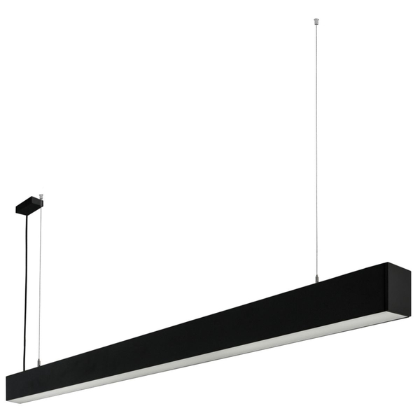 Biurowa lampa wisząca Traversi PRD-5470-142-BK-830-PN Italux LED 44W 3000K czarna