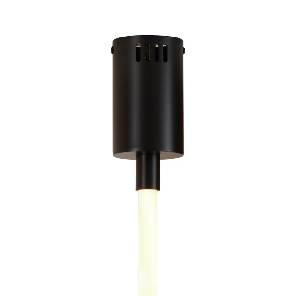Lampa wisząca nowoczesna SNAKE MD1021-5 biała czarna metal PVC 72W 3000K 5M wąż ledowy