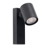 Naścienna lampa z włącznikiem EXO AZ7267 czarna 1xGU10 regulowana