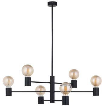 Sufitowa LAMPA loftowa RADIUS 7932 Nowodvorski wiszące salonowe sticks czarne