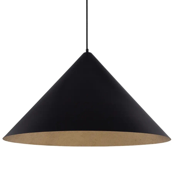 Lampa zwisająca do jadalni VESUVIO 41038 regulowana czarny złoty