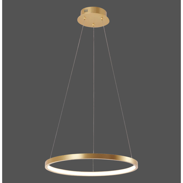 Zwisająca lampa Circle 11522-12 Just Light LED 22W 3000K pierścień złoty