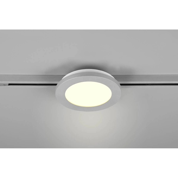 Okrągła lampa sufitowa Duoline 76921087 LED 9W 3000K 2-fazowa srebrny