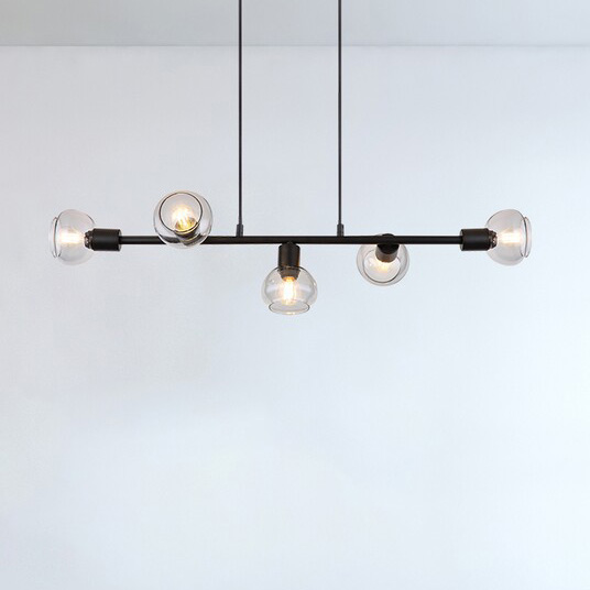 Wisząca lampa loftowa Sullivan 3297 zwis do jadalni nad stół czarna