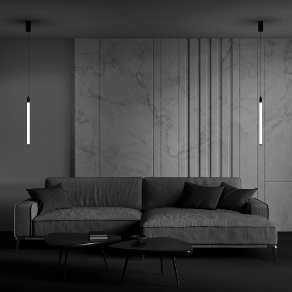 Nowoczesna lampa wisząca Ray P022PL-L10B LED 10W sopel czarny