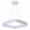 Kwadratowa lampa wisząca Solvent LED 32W do pokoju biała