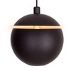 Kulista lampa wisząca Cometshine ball LED 8W 3000K czarna złota