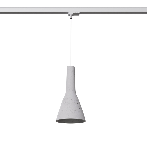 Wisząca lampa trzyfazowa z żarówką betonowa EMPOLI MYL.00126 szary