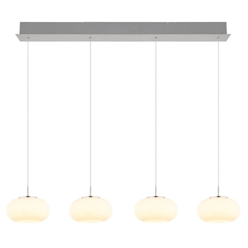 Molekułowa lampa wisząca nad stół Quintara 15744-4HN LED 24W 3000K nikiel