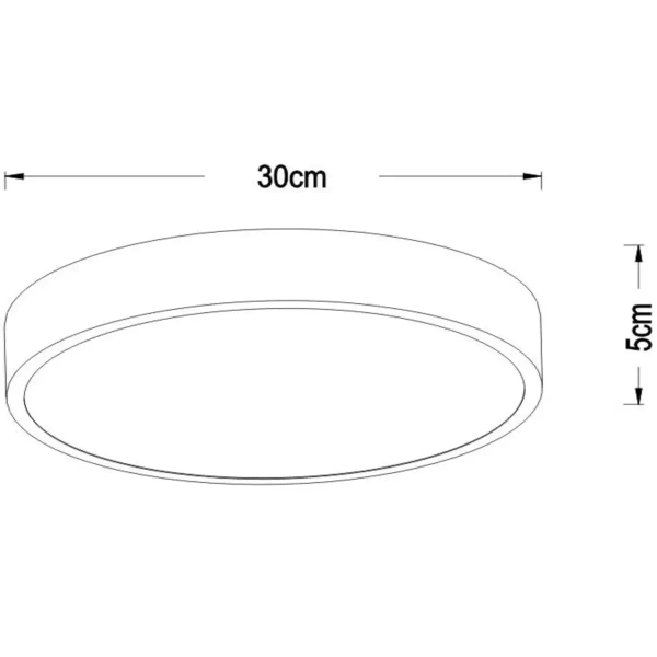 Lampa sufitowa UNAR 79185/30/31 Lucide LED 18W 2700K okrąg biała