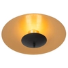 Okrągła lampa sufitowa Vulcan 30161/09/30 Lucide LED 9W 3000K czarny złoty