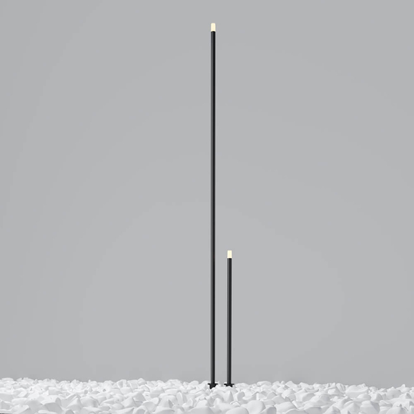 Lampa stojąca zewnętrzna Spear O441FL-L1GF3K Maytoni IP65 tuba grafitowa